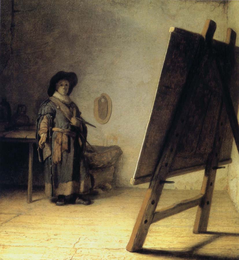 A Young Painter in His Studio